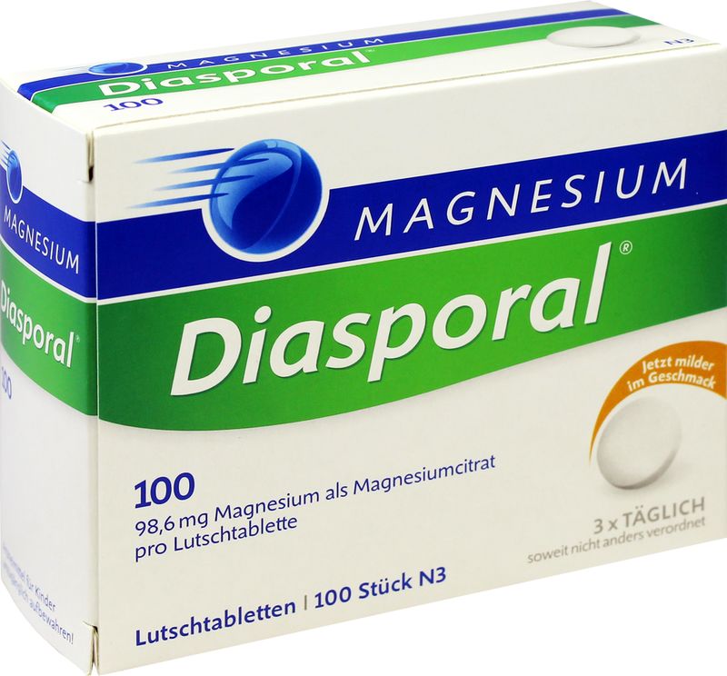 MAGNESIUM DIASPORAL 100 Lutschtabletten