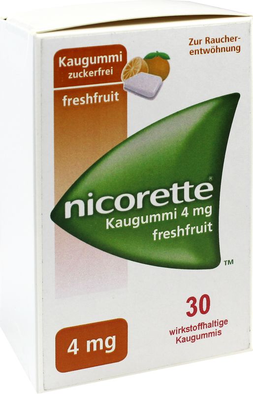 NICORETTE Kaugummi 4 mg freshfruit