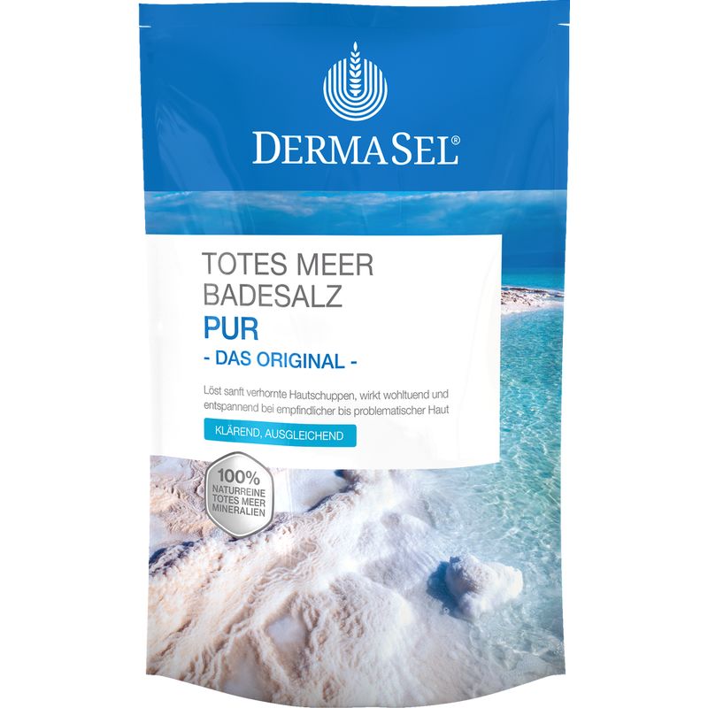 DERMASEL Totes Meer Badesalz Pur