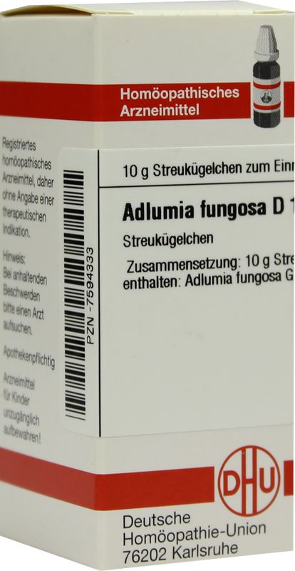 ADLUMIA fungosa D 12 Globuli