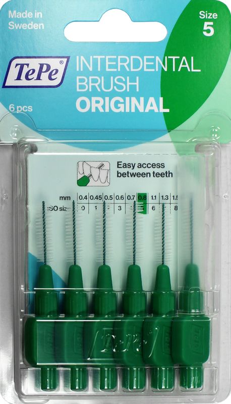 TEPE Interdentalbrste 0,8mm grn