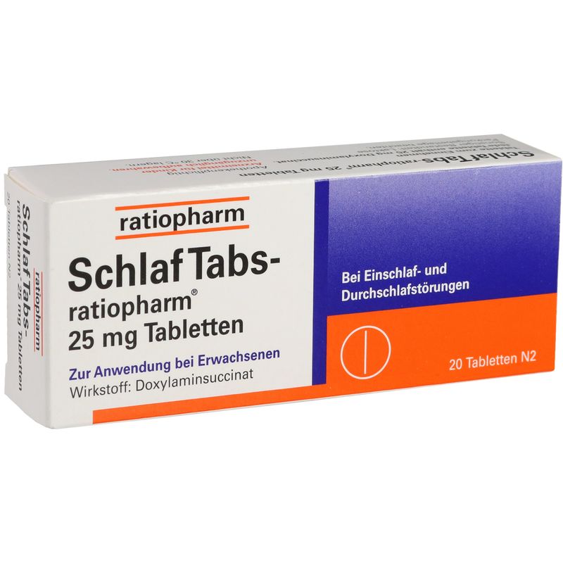 SCHLAF TABS-ratiopharm 25 mg Tabletten