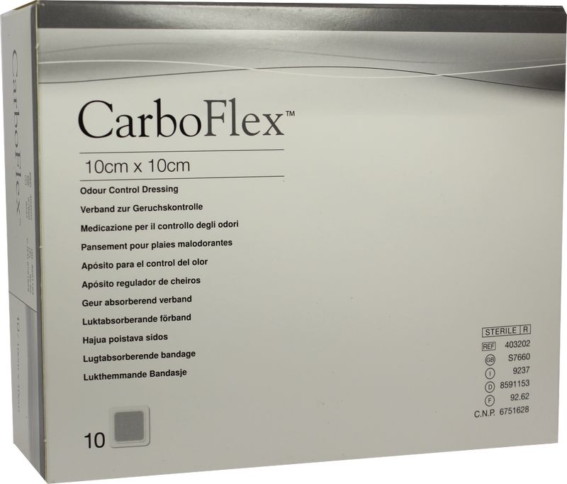 CARBOFLEX 10x10 cm Verband