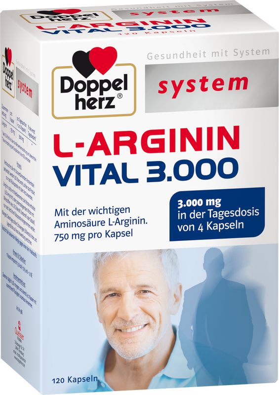 DOPPELHERZ L-Arginin Vital 3.000 system Kapseln