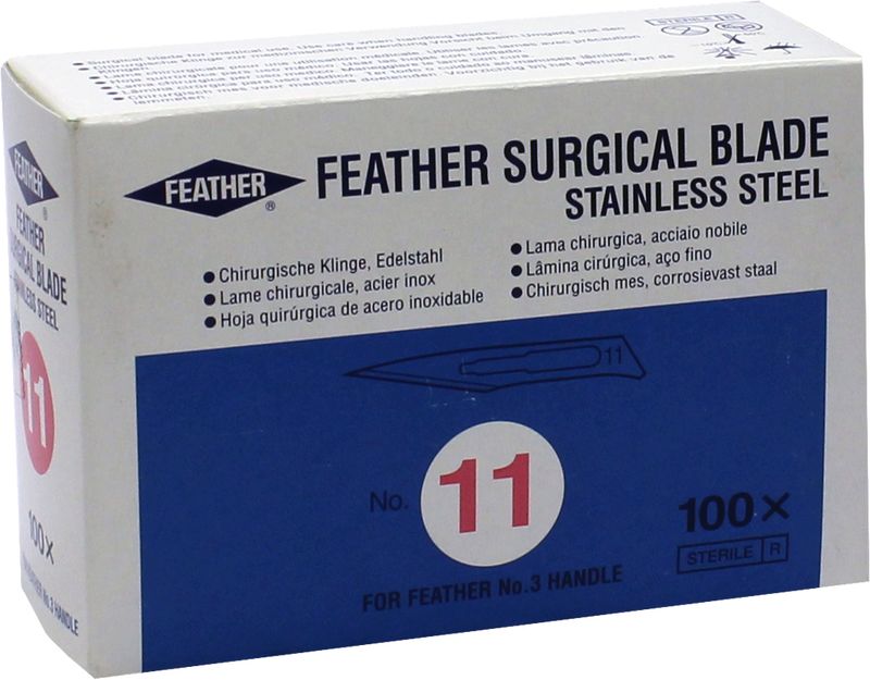 SKALPELLKLINGEN Einmal Fig.11 Feather