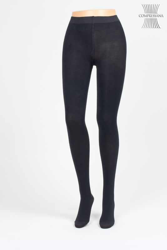 COMPRESSANA Microcotton Strumpfh.BW Gr.3 schwarz