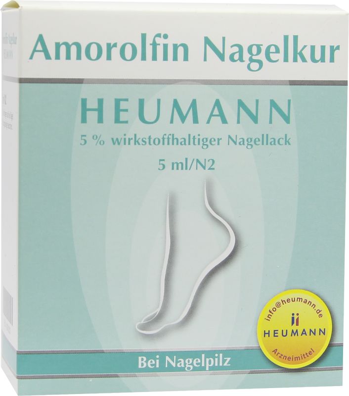 AMOROLFIN Nagelkur Heumann 5% wst.halt.Nagellack
