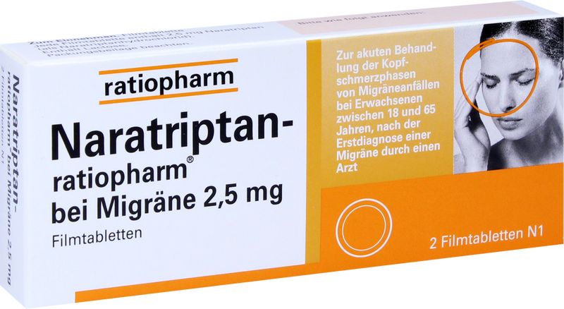 NARATRIPTAN-ratiopharm bei Migrne Filmtabletten