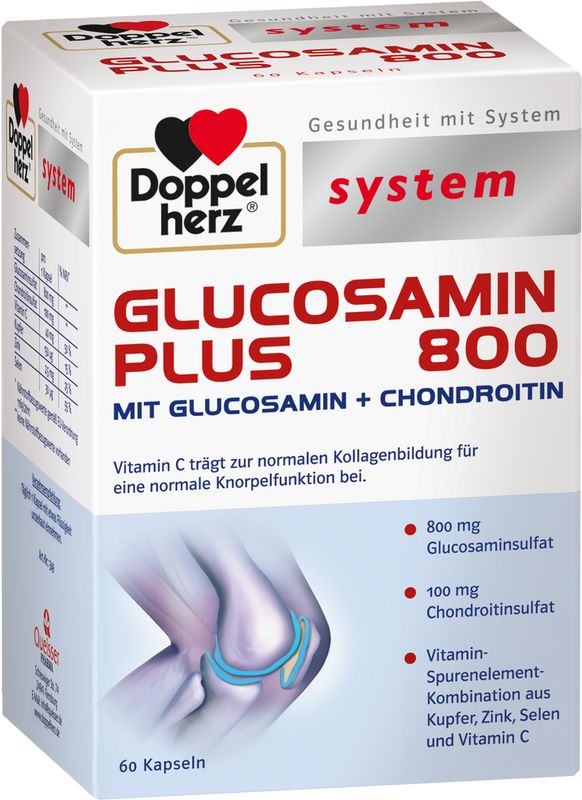 DOPPELHERZ Glucosamin Plus 800 system Kapseln