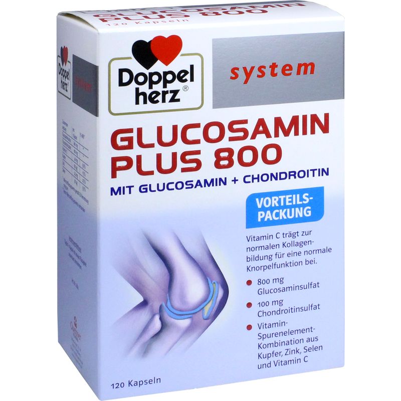 DOPPELHERZ Glucosamin Plus 800 system Kapseln