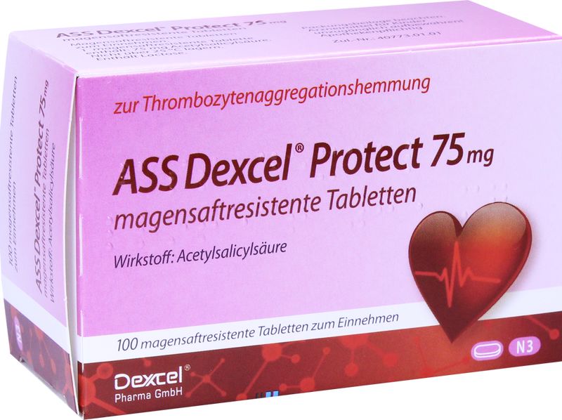 ASS Dexcel Protect 75 mg magensaftres.Tabletten