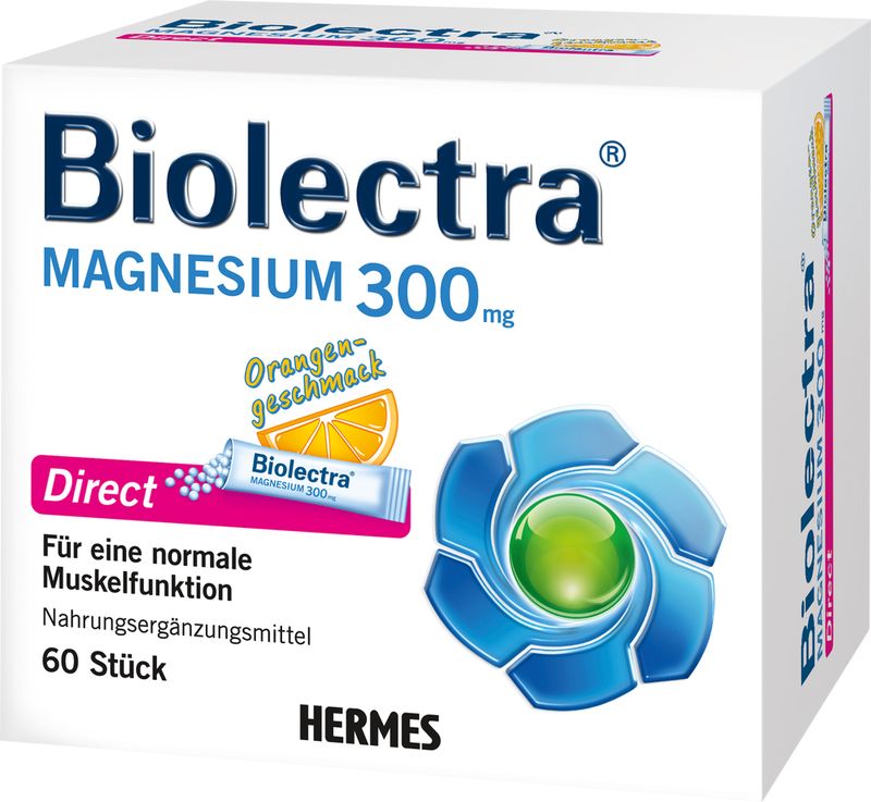 BIOLECTRA Magnesium 300 mg Direct Orange Sticks