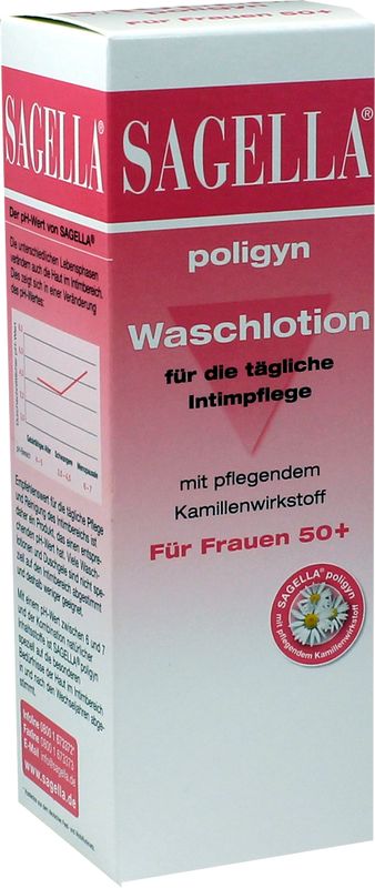 SAGELLA poligyn Intimwaschlotion fr Frauen 50+