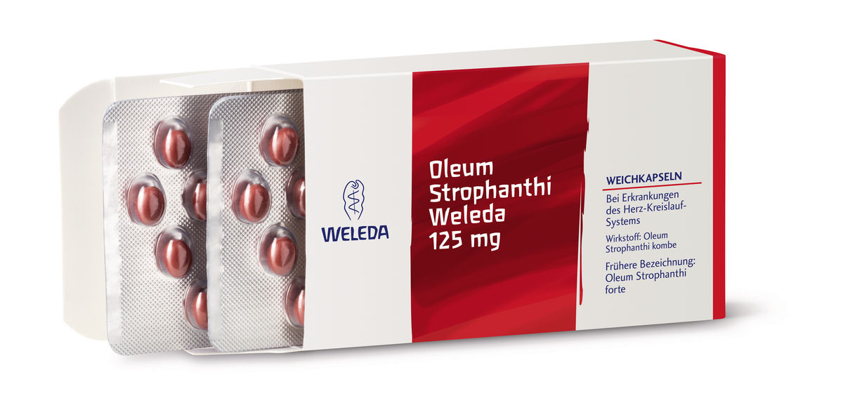 OLEUM STROPHANTHI Weleda 125 mg Weichkapseln