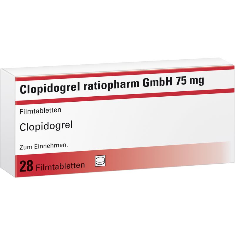 CLOPIDOGREL ratiopharm 75 mg Filmtabletten