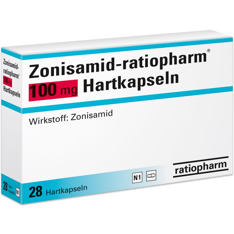 ZONISAMID-ratiopharm 100 mg Hartkapseln
