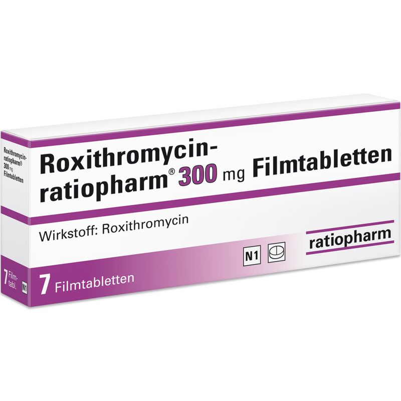 ROXITHROMYCIN-ratiopharm 300 mg Filmtabletten