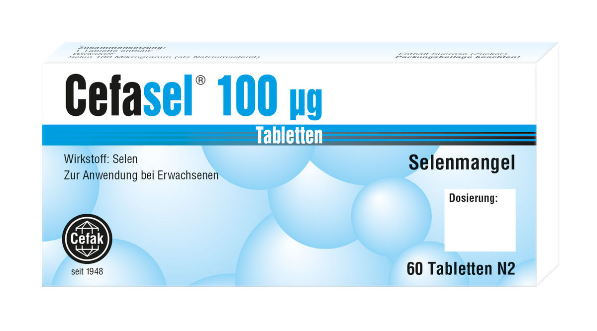 CEFASEL 100 g Tabletten