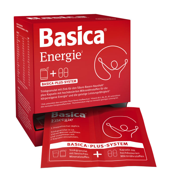 BASICA Energie Trinkgranulat+Kapseln f.30 Tage Kpg