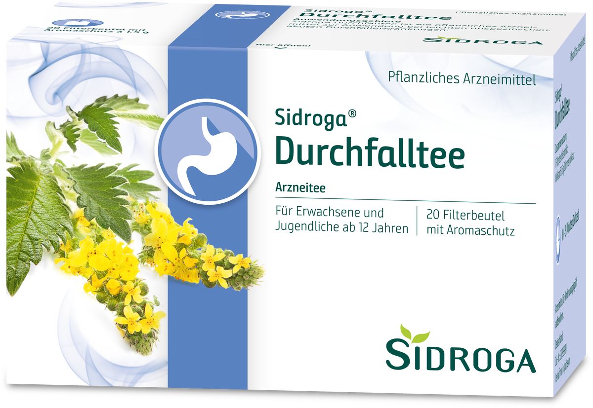 SIDROGA Durchfalltee Filterbeutel