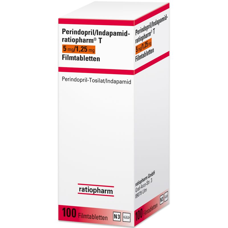 PERINDOPRIL/Indapamid ratio.T 5 mg/1,25 mg FTA