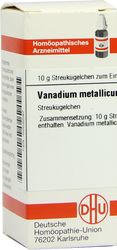 VANADIUM METALLICUM C 30 Globuli