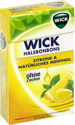 WICK Zitrone & natrliches Menthol Bonb.o.Zucker