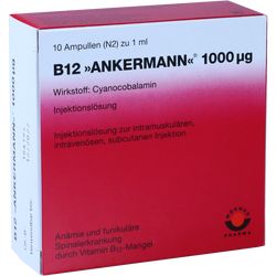 B12 ANKERMANN 1000 g Injektionslsung Amp.