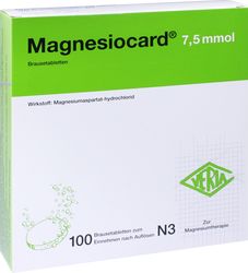 MAGNESIOCARD 7,5 mmol Brausetabletten