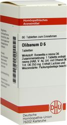 OLIBANUM D 6 Tabletten