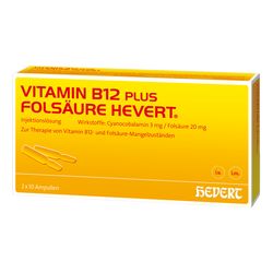VITAMIN B12 PLUS Folsure Hevert a 2 ml Ampullen