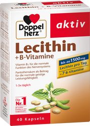 DOPPELHERZ Lecithin+B-Vitamine Kapseln