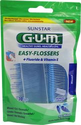 GUM Easy-Flossers Zahnseide inkl.Halter