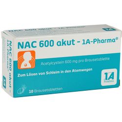 NAC 600 akut-1A Pharma Brausetabletten