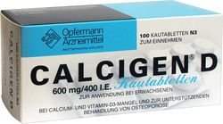 CALCIGEN D 600 mg/400 I.E. Kautabletten