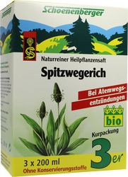 SPITZWEGERICHSAFT Schoenenberger