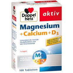 DOPPELHERZ Magnesium+Calcium+D3 Tabletten