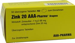 ZINK 20 AAA-Pharma Dragees