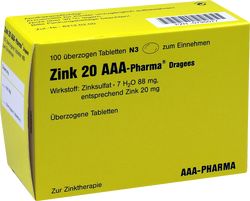 ZINK 20 AAA-Pharma Dragees