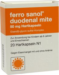 FERRO SANOL duodenal mite 50 mg magensaftr.Hartk.