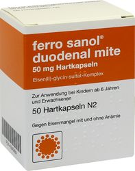 FERRO SANOL duodenal mite 50 mg magensaftr.Hartk.