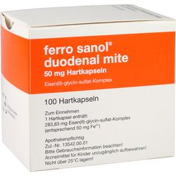 FERRO SANOL duodenal mite 50 mg magensaftr.Hartk.