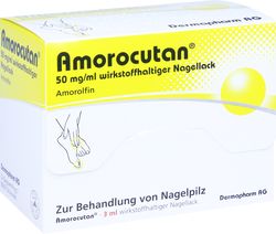 AMOROCUTAN 50 mg/ml wirkstoffhaltiger Nagellack