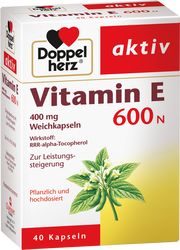 DOPPELHERZ Vitamin E 600 N Weichkapseln