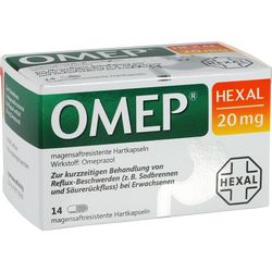 OMEP HEXAL 20 mg magensaftresistente Hartkapseln