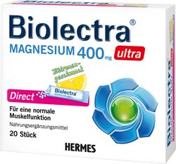 BIOLECTRA Magnesium 400 mg ultra Direct Zitrone