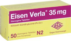 EISEN VERLA 35 mg berzogene Tabletten