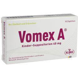 VOMEX A Kinder-Suppositorien 40 mg