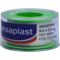 HANSAPLAST Fixierpfl.Sensitive 2,5 cmx5 m Schub