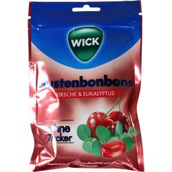 WICK Wildkirsche & Eukalyptus Bonbons o.Zucker Btl